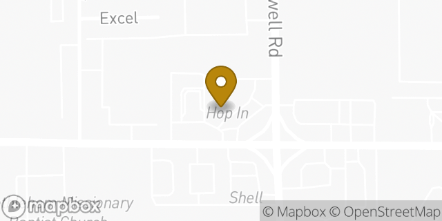 Map showing the location of Amazon Locker - Hakan in Memphis, TN 38118