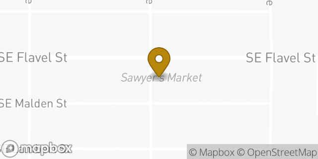 Map showing the location of Amazon Locker - Cherris in Portland, OR 97206