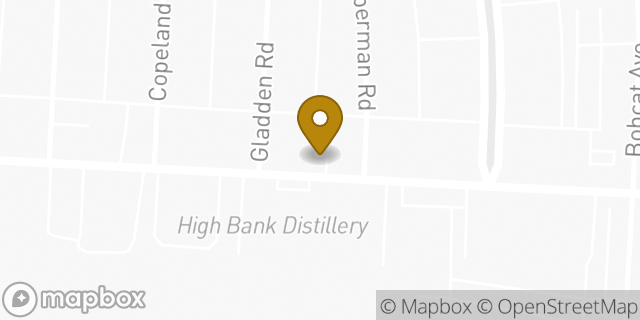 Map showing the location of Enterprise Rent-A-Car in Columbus, OH 43212