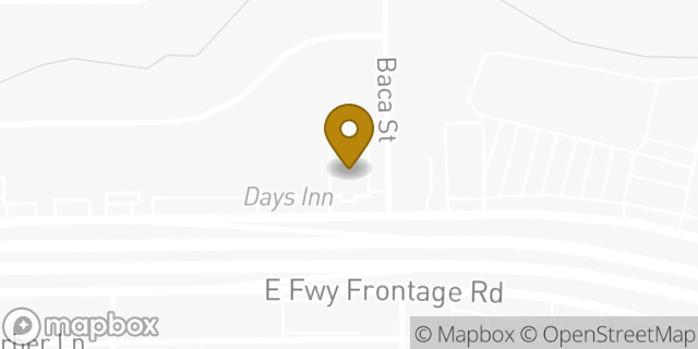 Map showing the location of Days Inn Houston East in Houston, TX 77029