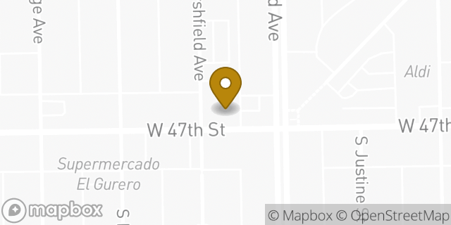 Map showing the location of Walgreens in Chicago, IL 60609