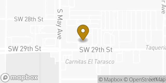 Map showing the location of EZPAWN in Oklahoma City, OK 73119