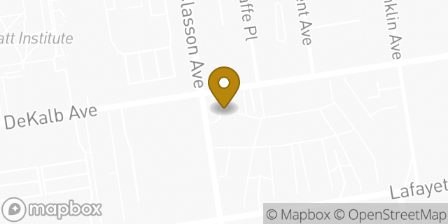 Map showing the location of Amazon Locker - Stork in Brooklyn, NY 11205