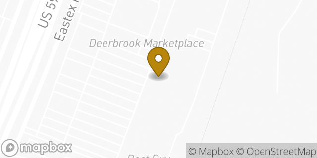 Map showing the location of Marshalls in Humble, TX 77338
