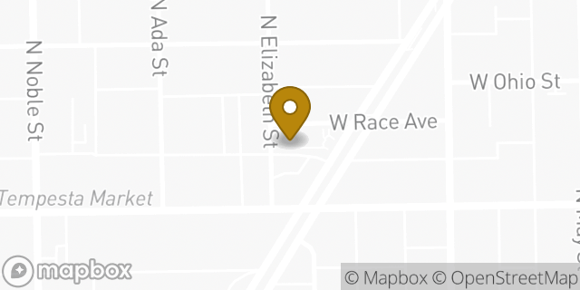 Map showing the location of The UPS Store in Chicago, IL 60642