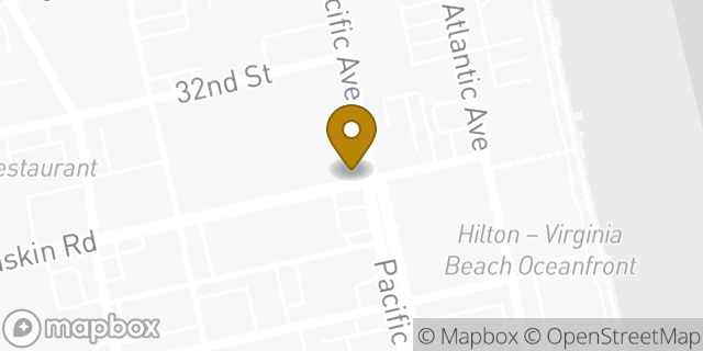 Map showing the location of CVS Pharmacy in Virginia Beach, VA 23451