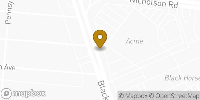 Map showing the location of Acme Markets Pharmacy in Audubon, NJ 08106