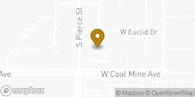 Map showing the location of ATM Walgreens in Littleton, CO