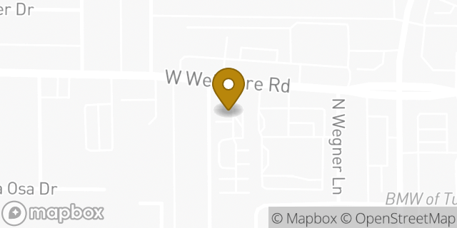 Map showing the location of Enterprise Rent-A-Car in Tucson, AZ 85705
