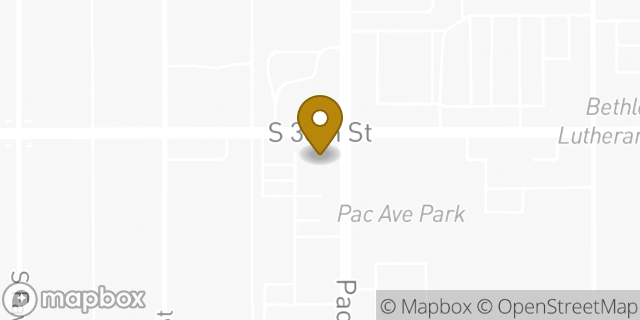 Map showing the location of Subway in Tacoma, WA 98418