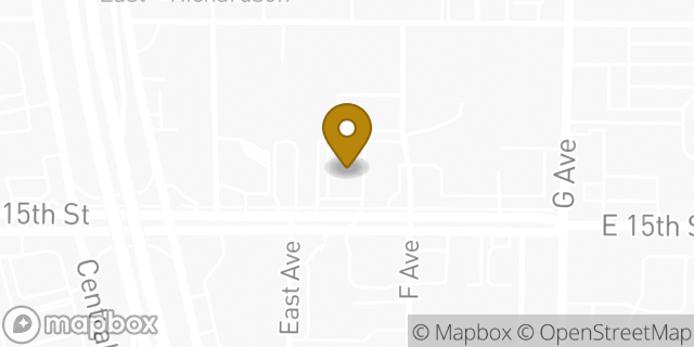Map showing the location of McDonald's in Plano, TX 75074
