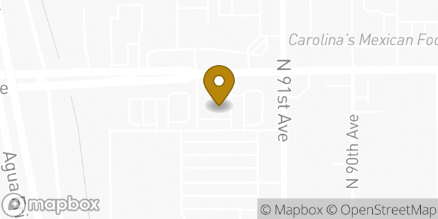 Map showing the location of Subway in Peoria, AZ 85345