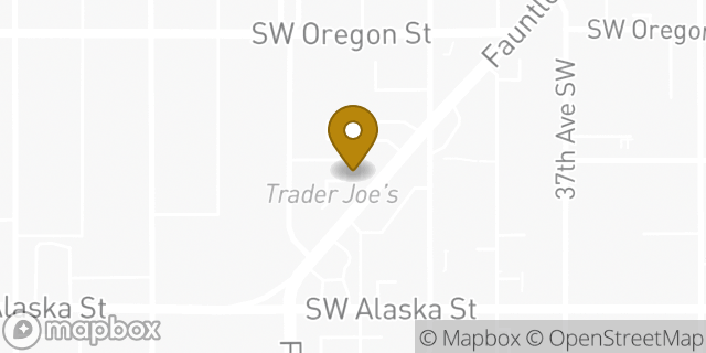 Map showing the location of Trader Joe's in Seattle, WA 98126