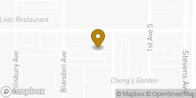 Map showing the location of Pearle Vision in Minneapolis, MN 55408