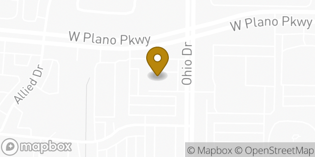 Map showing the location of QuikTrip in Plano, TX 75093