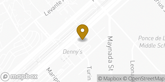 Map showing the location of McDonald's in Coral Gables, FL 33146