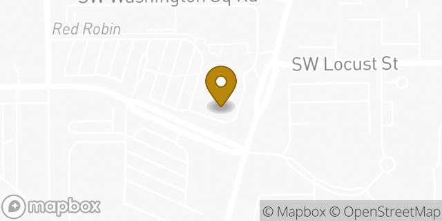 Map showing the location of Panera Bread in Tigard, OR 97223