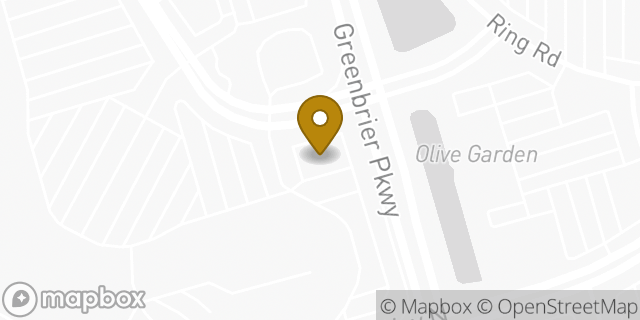 Map showing the location of Panera Bread in Chesapeake, VA 23320
