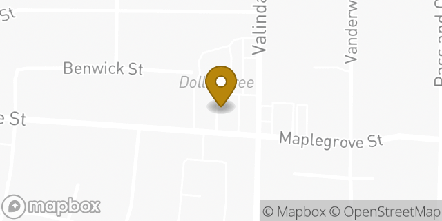 Map showing the location of Amazon Locker - Trace in La Puente, CA 91744