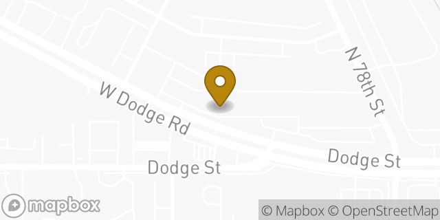 Map showing the location of The UPS Store in Omaha, NE 68114