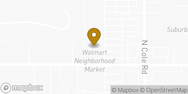 Map showing the location of Walmart in Boise, ID