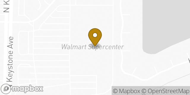 Map showing the location of iFixandRepair - Indianapolis N Keystone Ave Walmart in Indianapolis, IN 46240