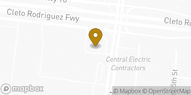 Map showing the location of McDonald's in San Antonio, TX 78237