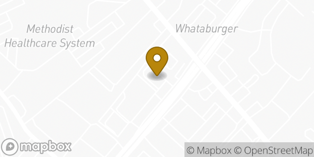 Map showing the location of Starbucks in San Antonio, TX 78229