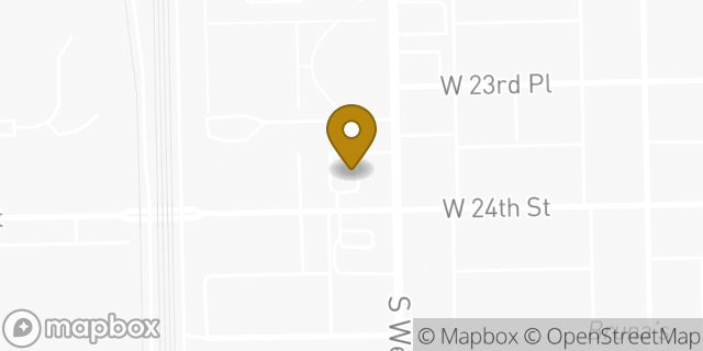 Map showing the location of Dunkin' in Chicago, IL 60608