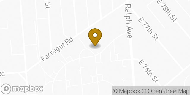 Map showing the location of Amazon Locker - Prateeth in Brooklyn, NY 11234