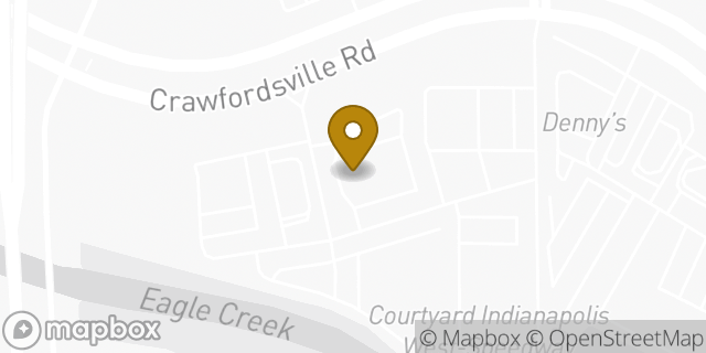 Map showing the location of Chipotle Mexican Grill in Indianapolis, IN 46224