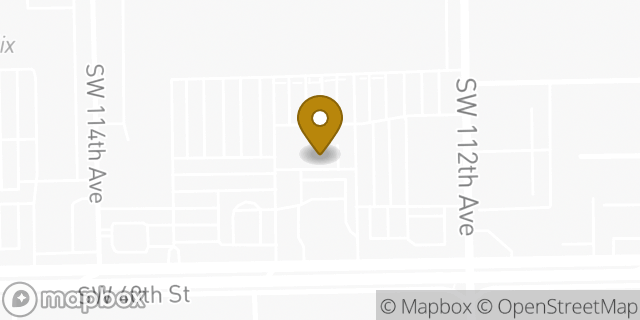 Map showing the location of AutoZone in Miami, FL 33165