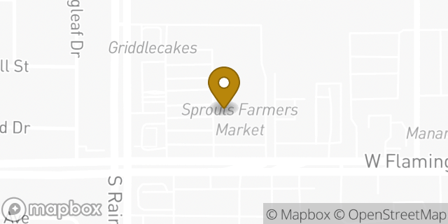 Map showing the location of Sprouts Farmers Market in Las Vegas, NV 89103