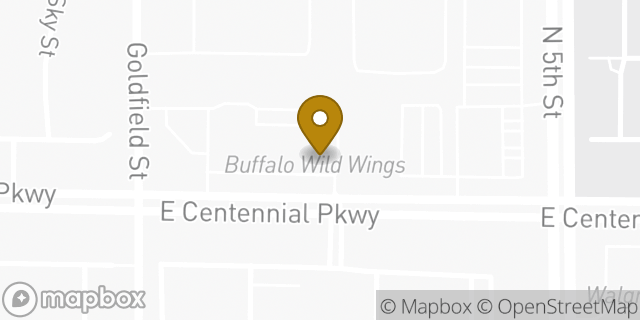 Map showing the location of Dunkin Donuts in North Las Vegas, NV 89084