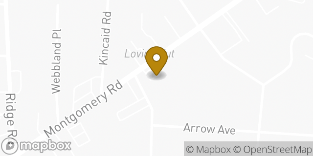 Map showing the location of Amazon Locker - Flo in Cincinnati, OH 45213
