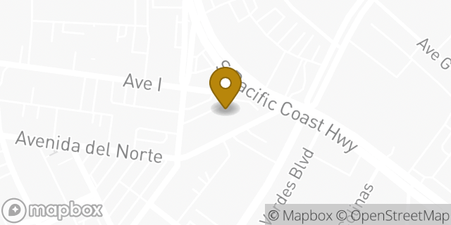 Map showing the location of The UPS Store in Redondo Beach, CA 90277