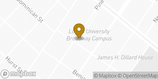 Map showing the location of Amazon Locker - Behaviour in New Orleans, LA 70118
