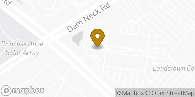 Map showing the location of LongHorn Steakhouse in Virginia Beach, VA 23456