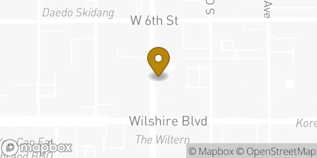 Map showing the location of The UPS Store in Los Angeles, CA 90010