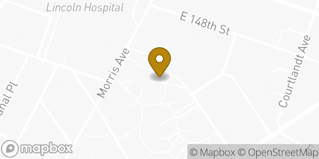 Map showing the location of Amazon Locker - Southloop in Bronx, NY 10451