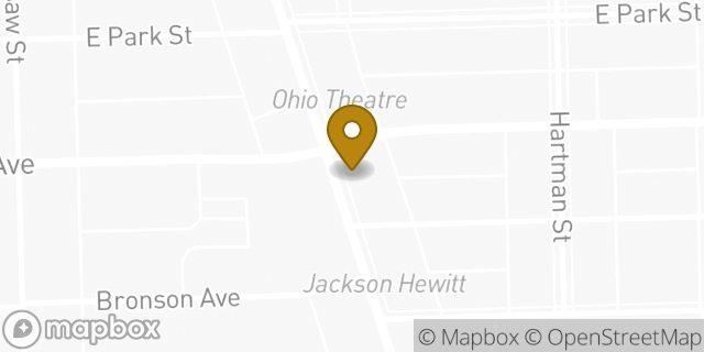Map showing the location of Fifth Third Bank in Toledo, OH 43608