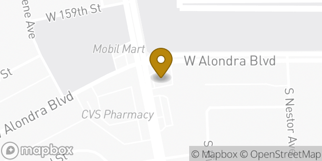 Map showing the location of ATM Ampm in Compton, CA 90220