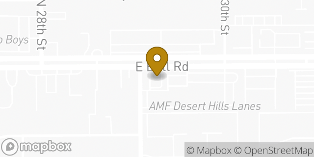 Map showing the location of Bell & 29th in Phoenix, AZ 85032