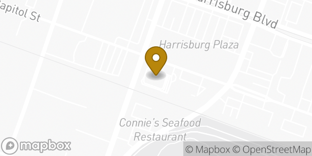 Map showing the location of Chase Bank in Houston, TX 77011