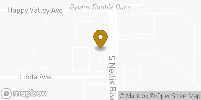 Map showing the location of Budget Rent A Car in Las Vegas, NV 89121