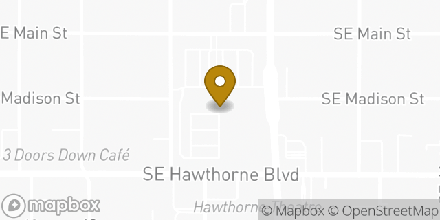 Map showing the location of Peet's Coffee in Portland, OR 97214