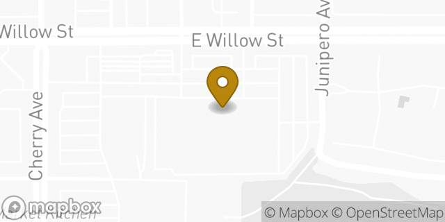 Map showing the location of Costco in Signal Hill, CA 90755