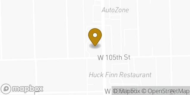 Map showing the location of Chase Bank in Oak Lawn, IL 60453