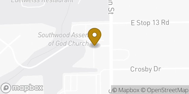 Map showing the location of Country Woods KinderCare in Indianapolis, IN 46217