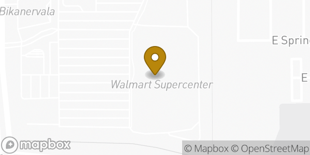 Map showing the location of Walmart in Chandler, AZ 85286